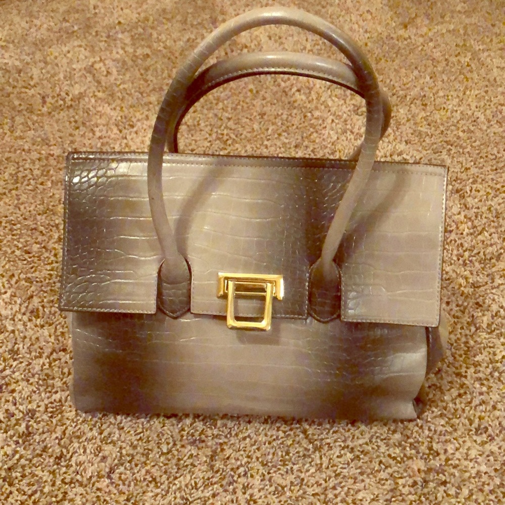 Ombré grey tote